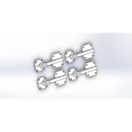 Bisagras de puerta con bisagras x4 1: 4